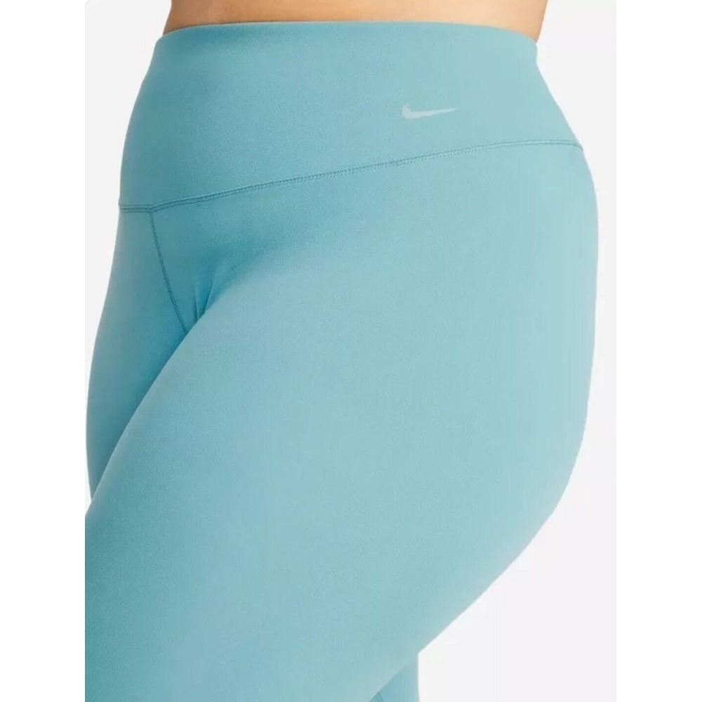 Nike‎ Zenvy Leggings Women 1X Blue Gentle Support High Waist 7/8 Athletic Sporty